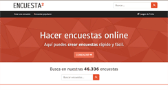 Desktop Screenshot of encuesta2.com