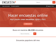 Tablet Screenshot of encuesta2.com